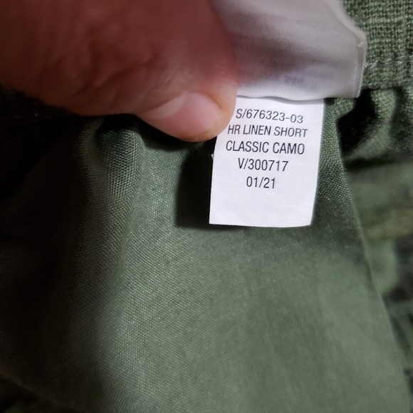 Old Navy Women’s Camo High-Waisted Printed Linen-Blend Shorts- Size Small - Picture 12 of 12